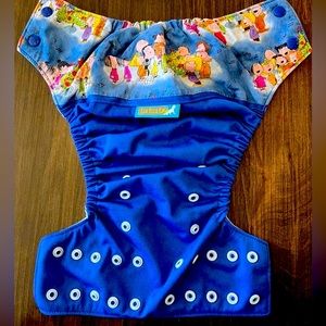 Ella Bella Bum OS cloth diaper Peanuts Christmas